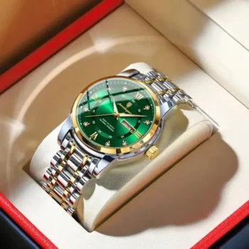 POEDAGAR 936 Fashion Luminous Quartz Watch For Men(সিটি লক)