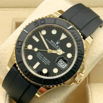 Foreign Trade Platinum Yacht Golden Yacht Mingshi Business Men's Mechanical Watch C Factory N Factory Luminous Calendar Rubber Watch Strap