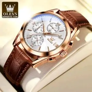 OLEVS ক্রনোগ্রাফ ঘড়ি