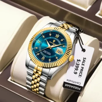 Poedagar Men's Watch(সিটি লক)